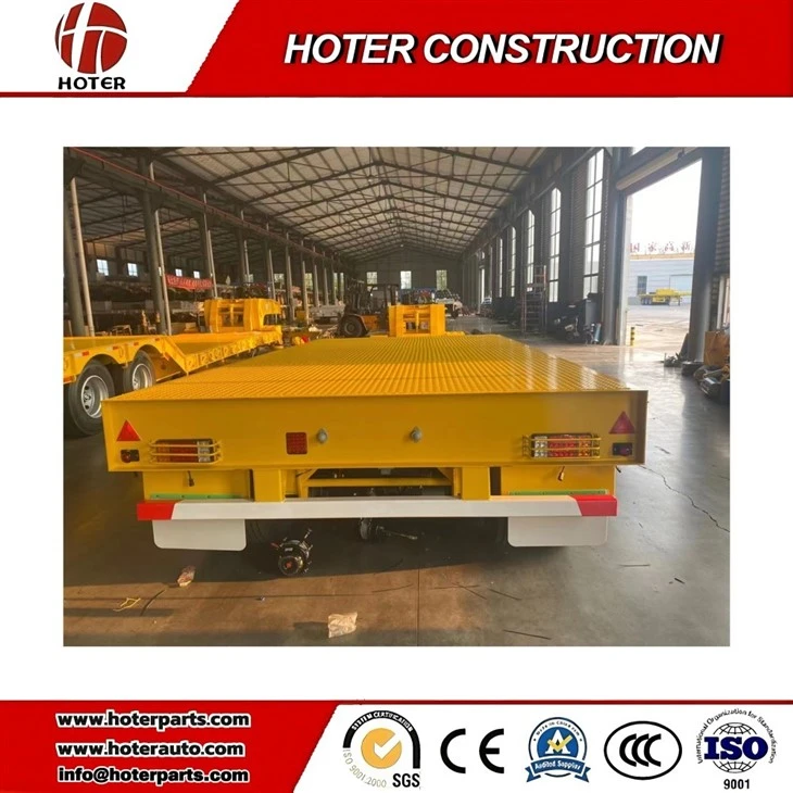 lowbed semi trailer